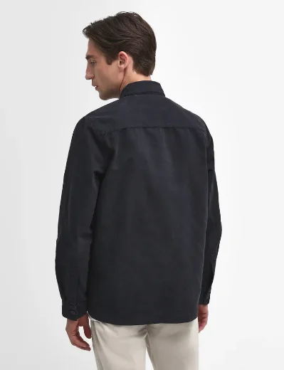 Picture of Barbour Washed Cotton Overshirt | Navy
