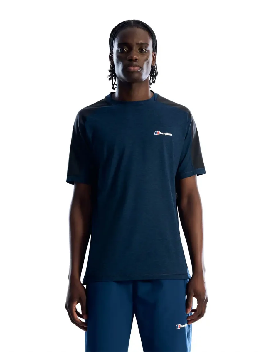 Berghaus Farndale Tech Tee | Hale Navy/Jet black