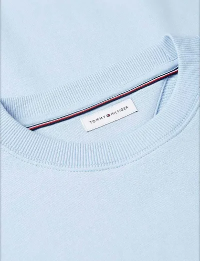 Tommy Hilfiger Terry Crew Neck Sweater | Breezy Blue