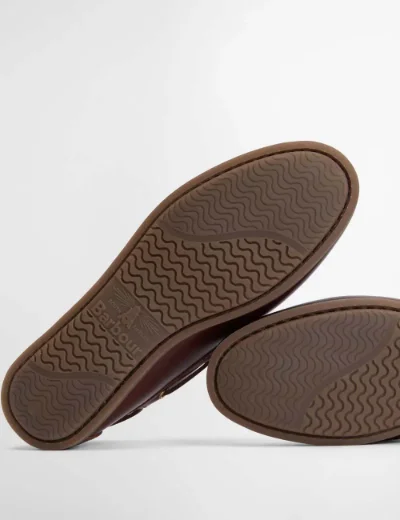 Barbour Men's Wake Boat Shoe | Mahogany