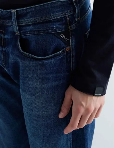 Replay Rocco Straight Jean | Dark Blue