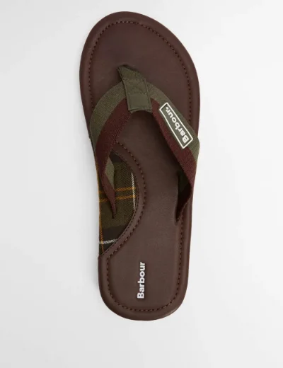 Barbour Harker Sandal | Brown/Olive