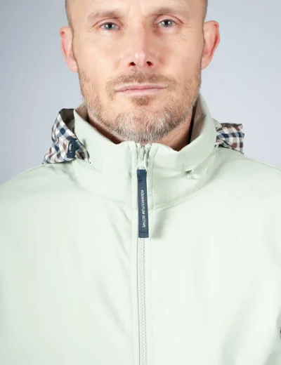 Aquascutum Softshell Mock Neck Jacket | Sage Green