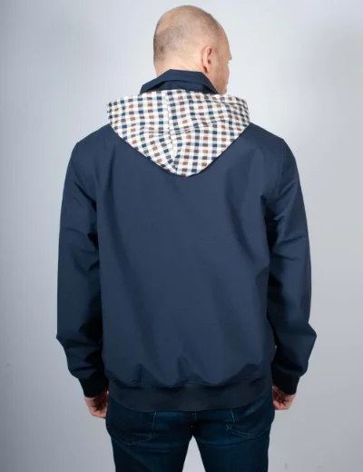 Aquascutum Softshell Mock Neck Jacket | Navy