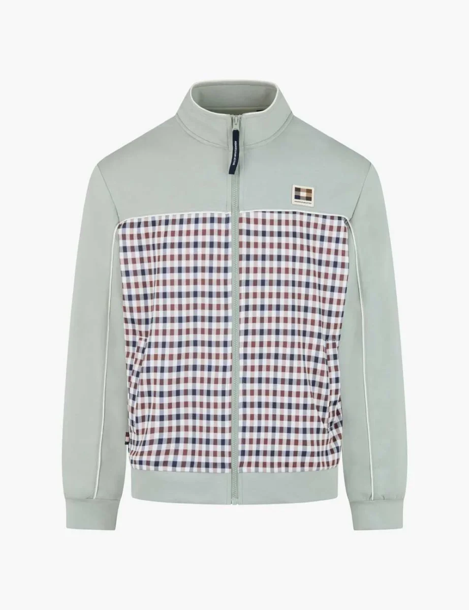 Aquascutum Active CC Scuba Track Top | Sage Green