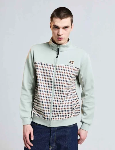 Aquascutum Active CC Scuba Track Top | Sage Green