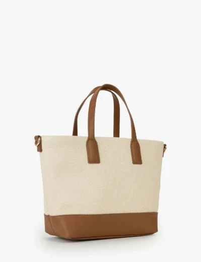 Valentino Atena Shopping Tote Bag | Cream
