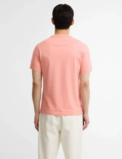 Barbour International Small logo Tee | Burnt Coral