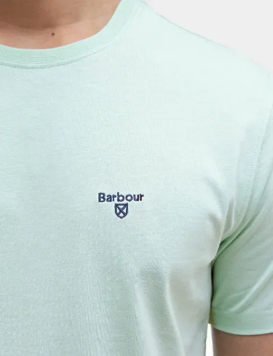 Barbour Essential Sports T-Shirt | Dusty Mint