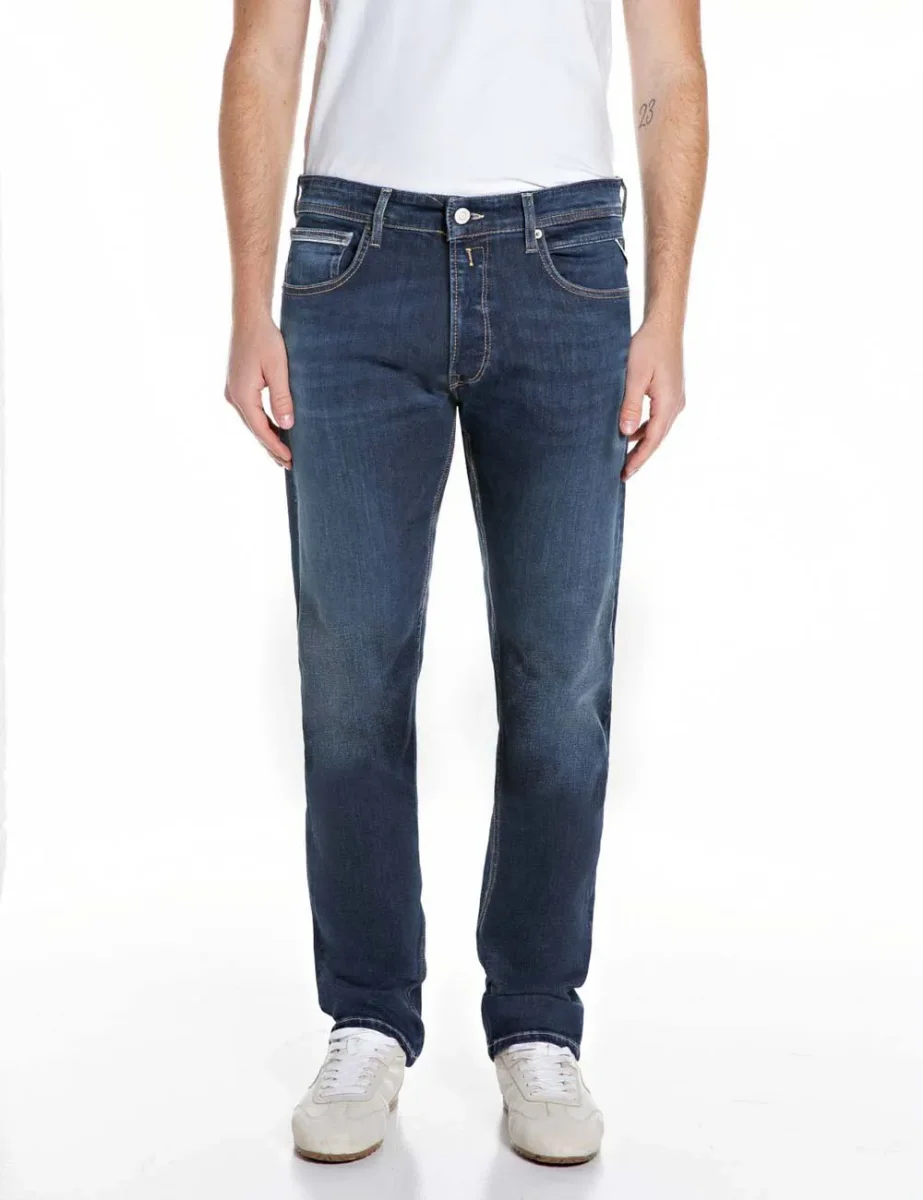 Replay Grover Straight-Fit Jean | Dark Blue