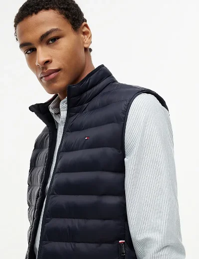Tommy Hilfiger Packable Quilted Gilet | Navy