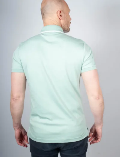 Tommy Hilfiger Liquid Cotton Tipped Polo | Mint