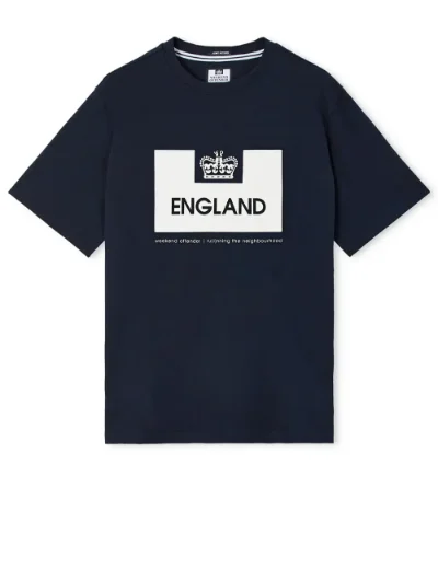 Weekend Offender England Country Series T-Shirt | Navy
