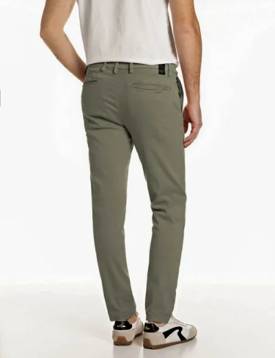 Replay Hyperflex X.L.I.T.E Benni Chino Trouser | Military Green