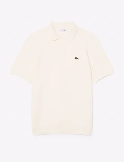 Lacoste Classic Fit Knitted Polo | Off White