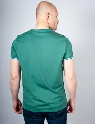 Picture of Fred Perry Twin Tipped T-Shirt | Sport Green / Light ice
