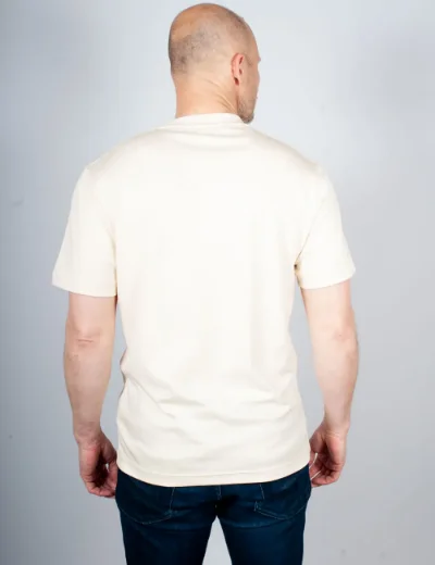 Lacoste Embroidered Signature T-shirt | Beige