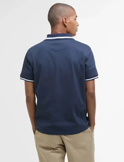 Barbour Ferrybridge Lightweight Polo | Navy