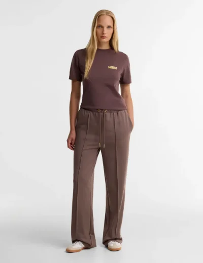 Barbour INTL Womens Colletta T-Shirt | Truffle