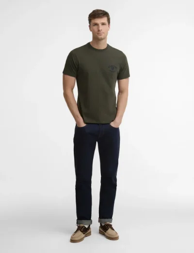 Barbour Tartan Crest T-Shirt | Sage