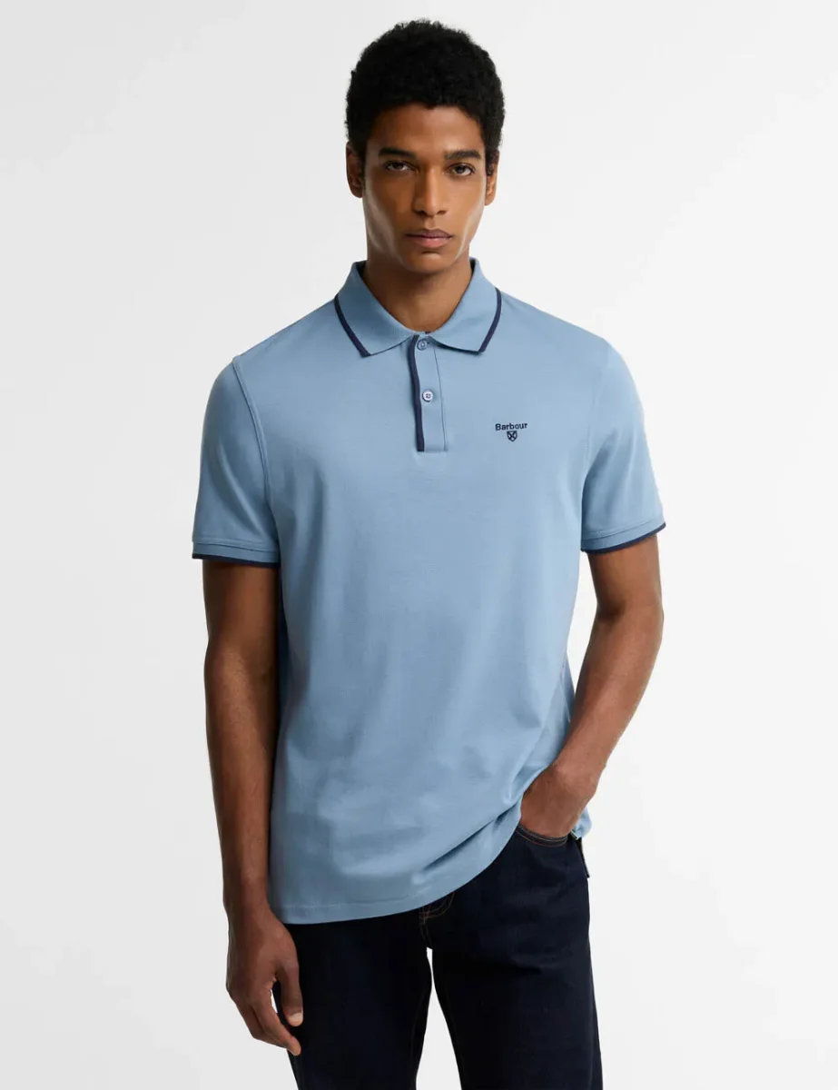 Barbour Callock Polo | Tarn Blue