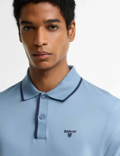 Barbour Callock Polo | Tarn Blue