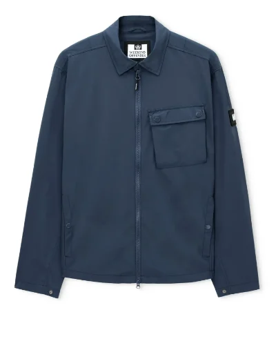 Picture of Weekend Offender Southbank Technical Overshirt | Lagoon