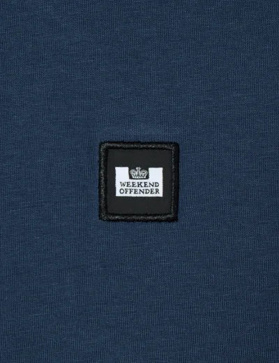 Weekend Offender Brooklands Badge Tee |  Lagoon