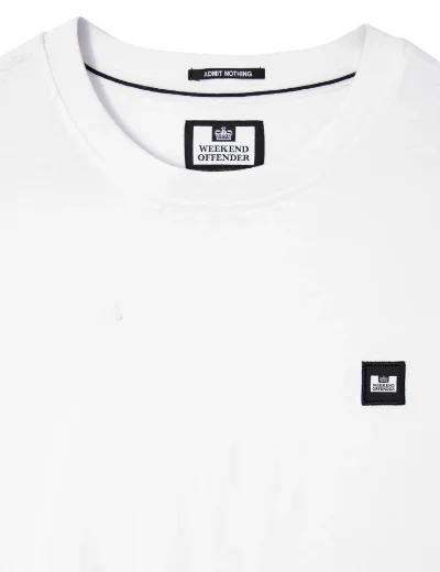Weekend Offender Brooklands Badge Tee | White