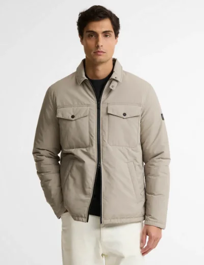 Barbour International Distill Quilted Jacket | Stone