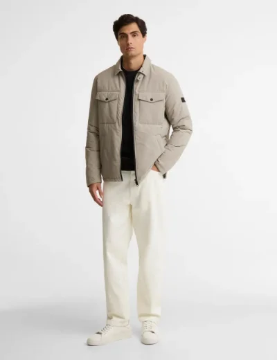 Barbour International Distill Quilted Jacket | Stone