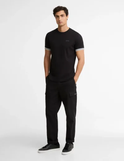 Barbour International Newport Tippped T-Shirt | Black