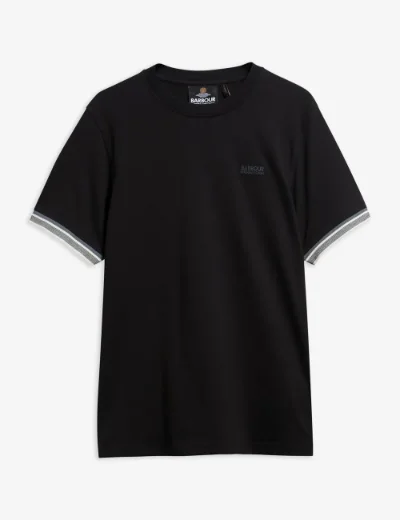 Barbour International Newport Tippped T-Shirt | Black