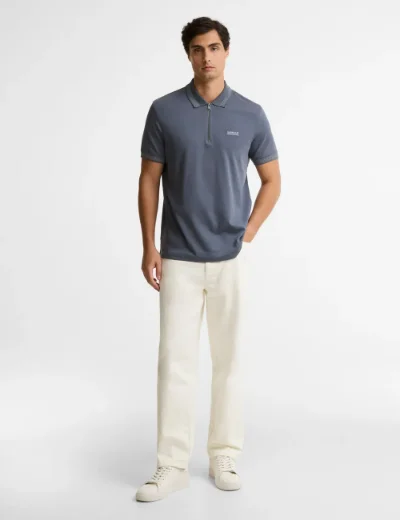 Barbour International Owts Polo Shirt | Charcoal