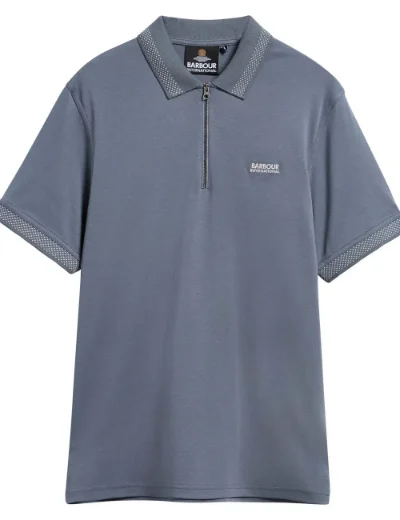Barbour International Owts Polo Shirt | Charcoal