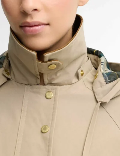 Barbour Womens Terrington Showerproof Jacket | Beige