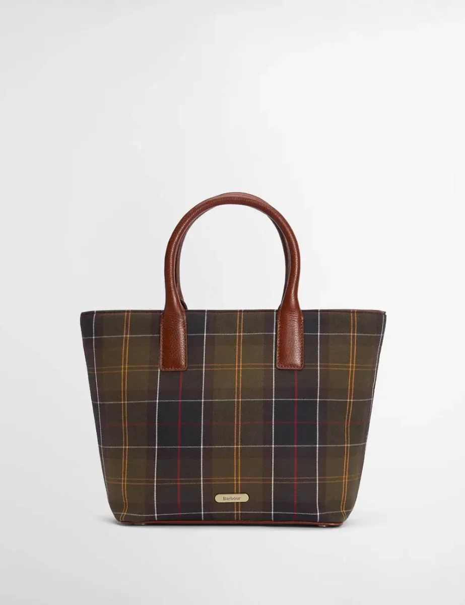 Barbour Womens Birch Tartan Tote Bag / Classic