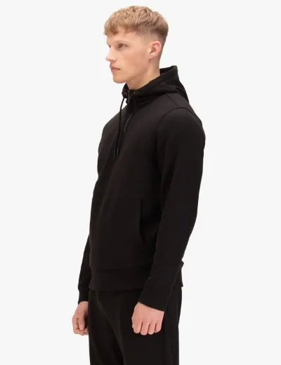 LUKE Callow Quarter Zip Hoodie | Black