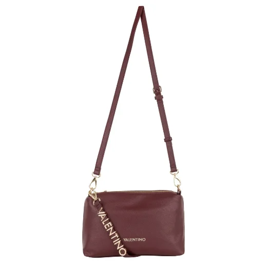 Valentino Barn Ziptop Shoulder Bag | Bordeaux