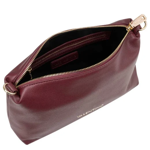 Valentino Barn Ziptop Shoulder Bag | Bordeaux