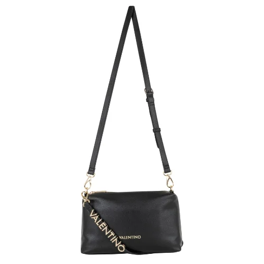 Valentino Barn Ziptop Shoulder Bag | Black
