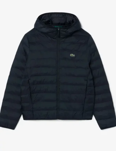 Lacoste Water-Repellent Down Windbreaker | Black