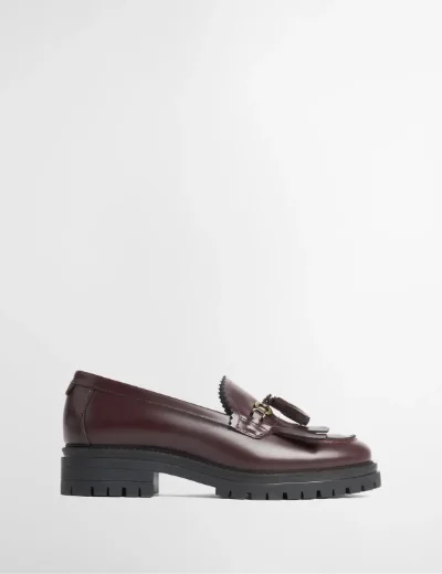 Barbour Womens Ava Loafer | Cherry