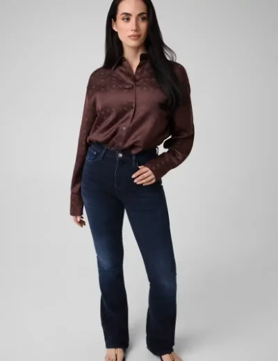 Guess Womens Sexy Flare Denim Jean | Dark Blue