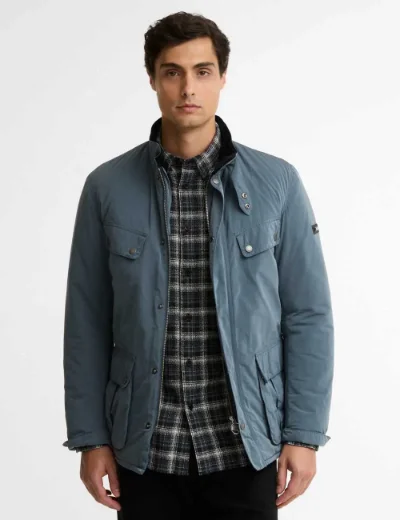 Picture of Barbour International 90th Anniversary Duke Casual Jacket | Dark Slate
