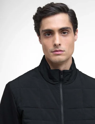 Picture of Barbour International Collins Baffle Quilt Sweat | Black