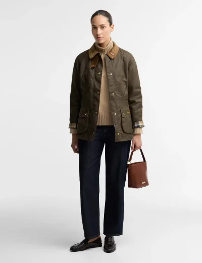 Barbour Womens Icons Beadnell Jacket | Beech/Birchwood