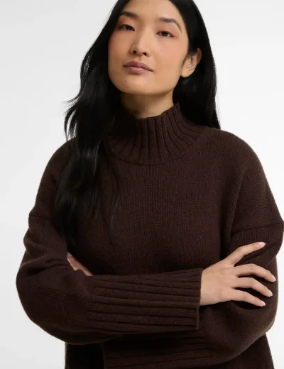 Barbour Womens May Knitted Jumper | Rustic