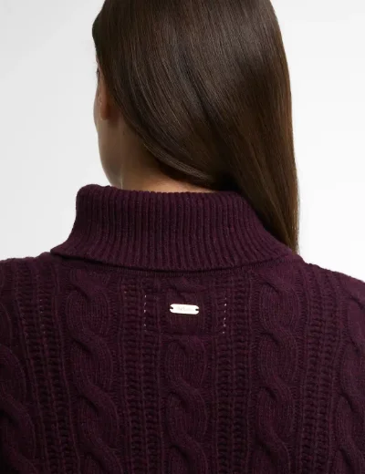 Barbour Womens Agatha Knit | Maroon