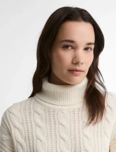 Barbour Womens Agatha Knit | Ecru